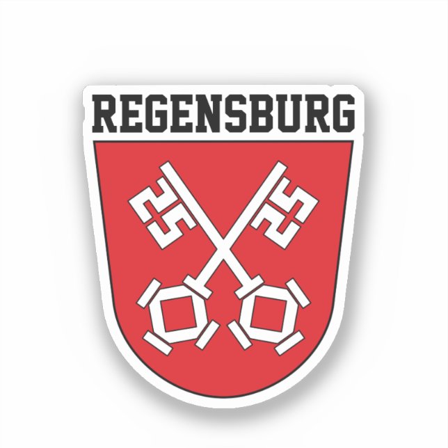 Coat of Arms of Regensburg, Germany (Front)