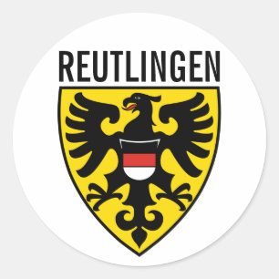 Coat of Arms of Reutlingen, Germany Classic Round Sticker