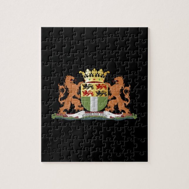 Coat of arms of Rotterdam Jigsaw Puzzle (Vertical)