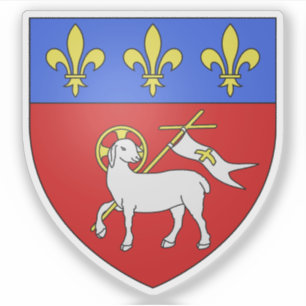 Coat of arms of Rouen, Normandy, France