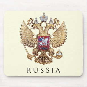 Coat of arms of Russia Mouse Mat