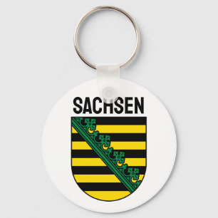 Coat of Arms of Sachsen (Saxony), GERMAN Key Ring