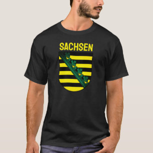 Coat of Arms of Sachsen (Saxony), GERMAN T-Shirt