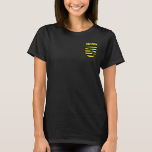 Coat of Arms of Sachsen (Saxony), GERMAN T-Shirt