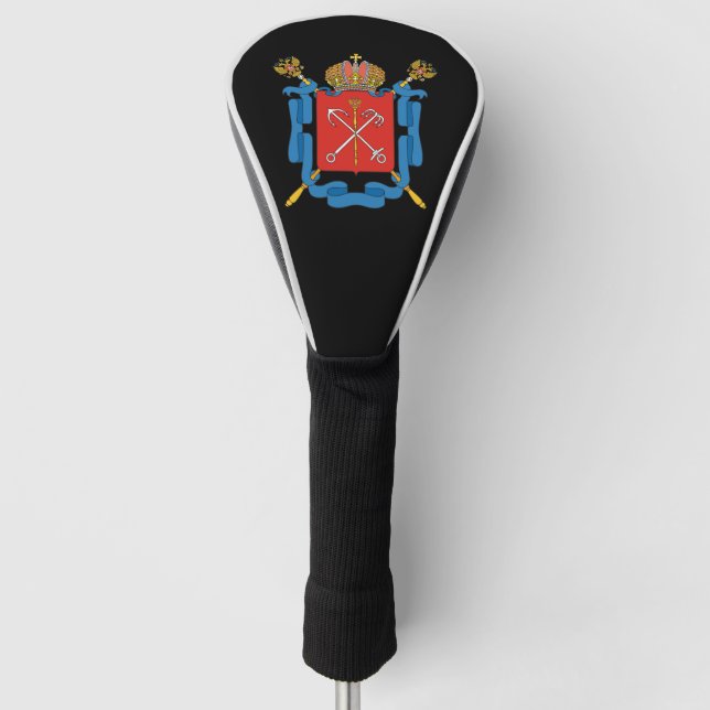 Coat of arms of Saint Petersburg Golf Head Cover (Front)