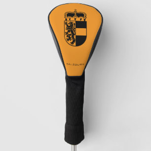 Coat of Arms of Salzburg Monochrome Fine Art Golf Head Cover