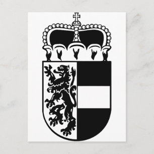 Coat of arms of Salzburg Postcard