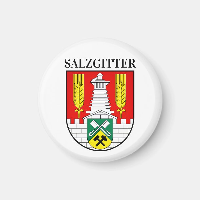 Coat of Arms of Salzgitter, Germany Magnet (Front)