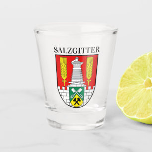 Coat of Arms of Salzgitter, Germany Shot Glass