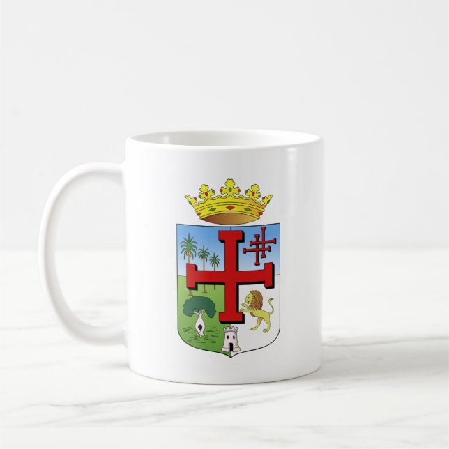Coat of Arms of Santa Cruz de la Sierra (Bolivia) Coffee Mug (Left)