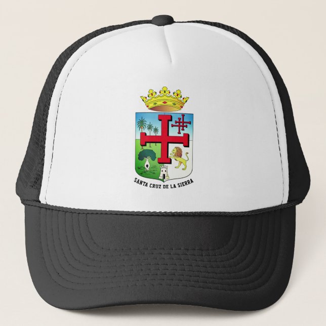 Coat of Arms of Santa Cruz de la Sierra (Bolivia) Trucker Hat (Front)