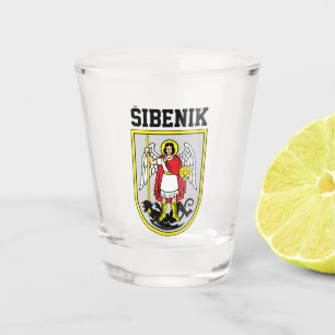 Coat of Arms of Šibenik - Croatia Shot Glass