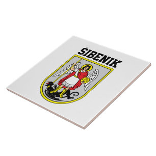 Coat of Arms of Šibenik - Croatia Tile