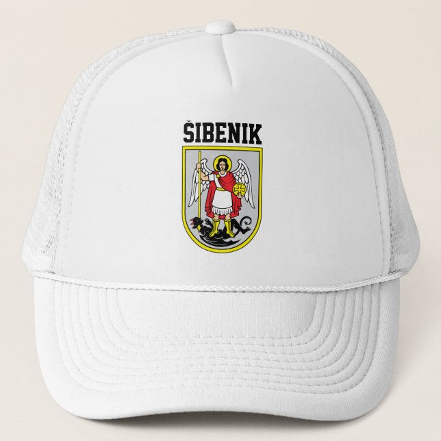 Coat of Arms of Šibenik - Croatia Trucker Hat (Front)