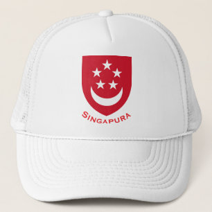 Coat of Arms of Singapore Trucker Hat
