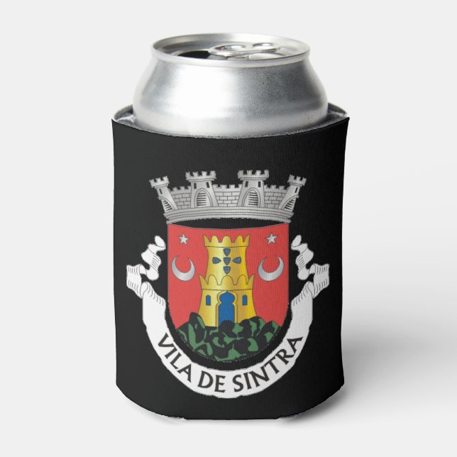 Coat of Arms of Sintra, PORTUGAL T-Shirt Can Cooler (Can Front)