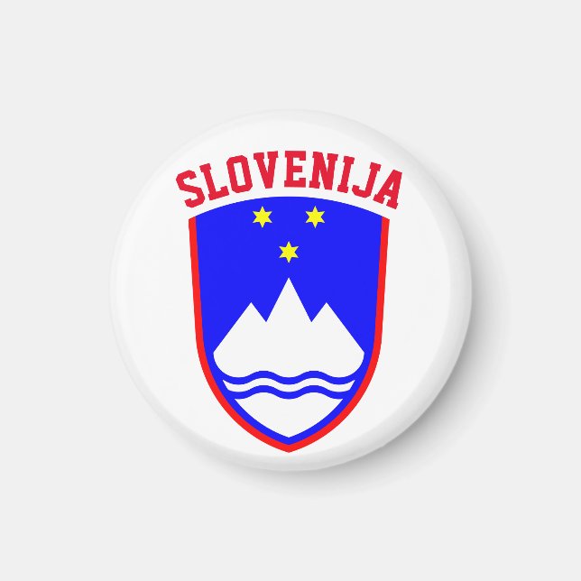 Coat of Arms of SLOVENIA Magnet (Front)