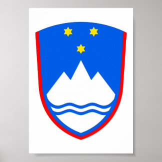 Coat of arms of Slovenia Poster