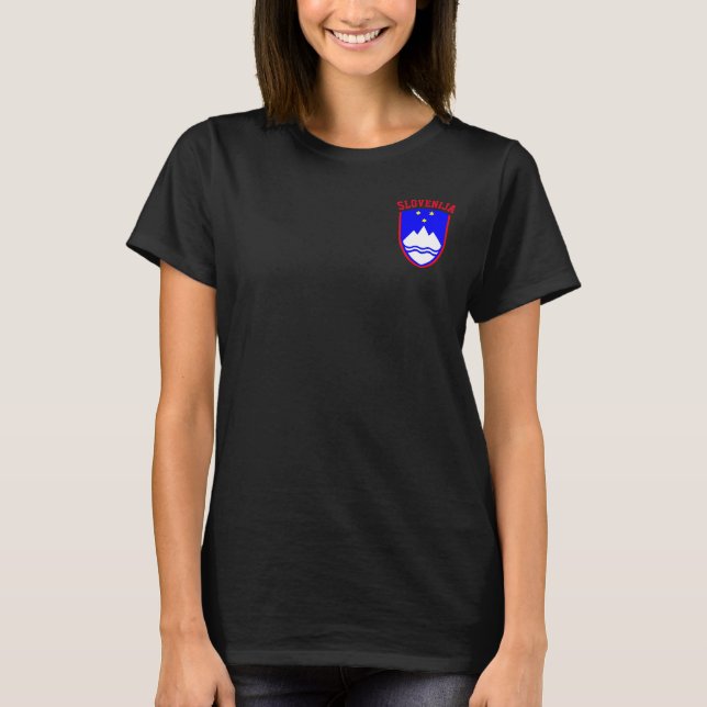 Coat of Arms of SLOVENIA T-Shirt (Front)