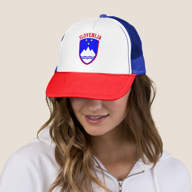 Coat of Arms of SLOVENIA Trucker Hat (In Situ)