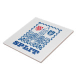 Coat of Arms of Split, Croatia Tile<br><div class="desc">Grad Split,  Hrvatska
Cityof Split,  Croatia</div>