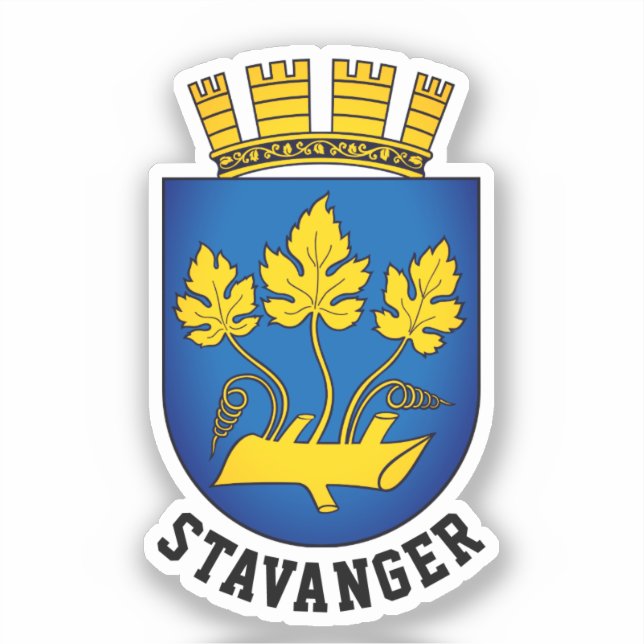 Coat of Arms of Stavanger, Norway (Front)