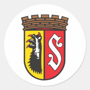 Coat of Arms of Sulingen, Germany Classic Round Sticker