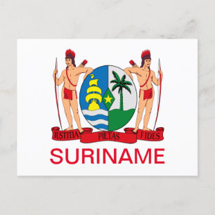 Coat of Arms of Suriname Postcard