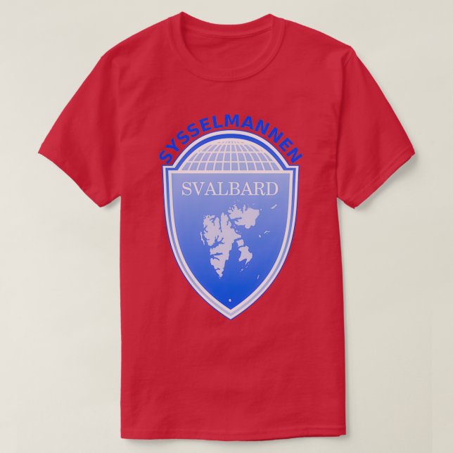 Coat of Arms of Svalbard T-Shirt (Design Front)