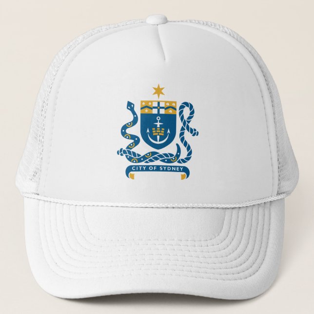 Coat of Arms of Sydney, Australia Trucker Hat (Front)