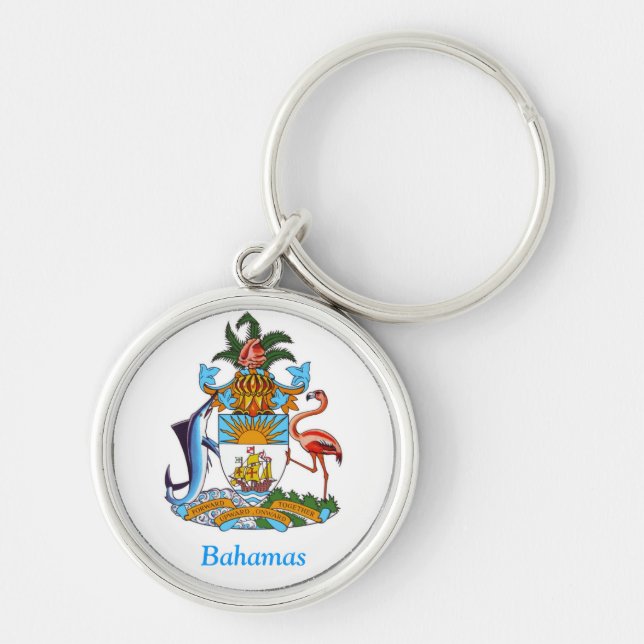 Coat of arms of the Bahamas Key Ring (Front)
