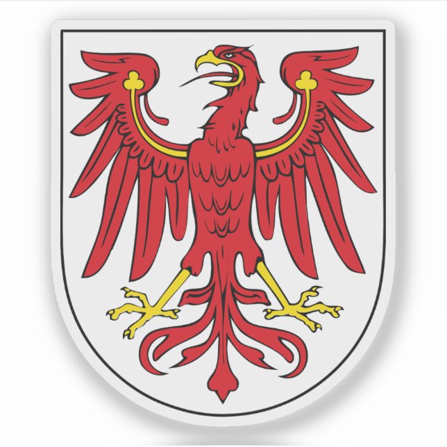 Coat of arms of the Brandenburg state, Germany (Front)