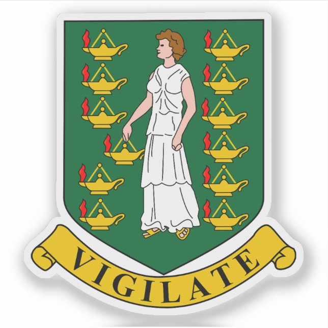 Coat of arms of the British Virgin Islands (Front)