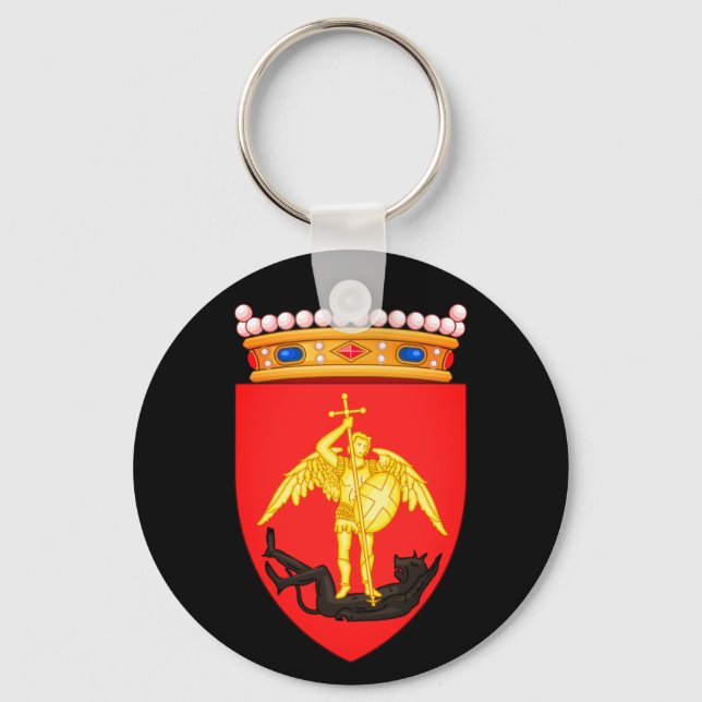 Coat of Arms of the City of Brussels Keychain (Front)