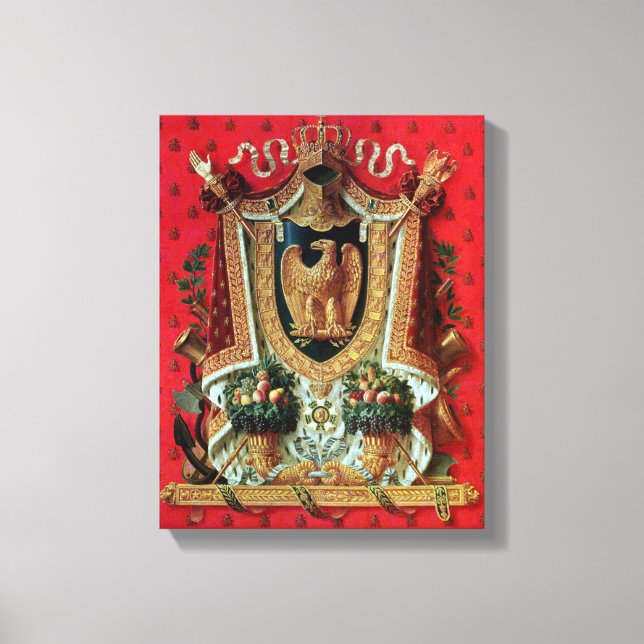 Coat of Arms of the French Empire Canvas Print (Front)