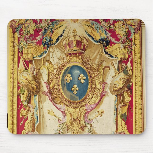 Coat of arms of the French Royal Family Mouse Mat (Front)