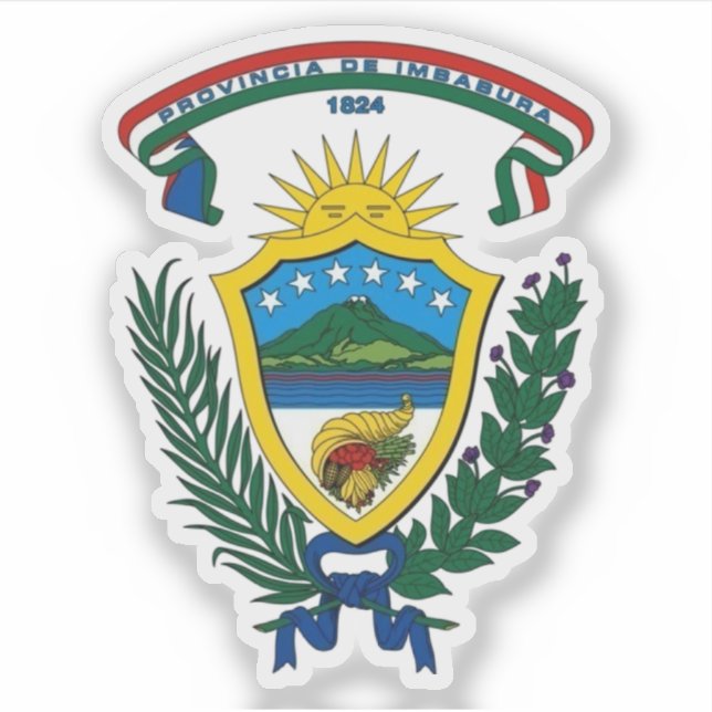 Coat of arms of the Imbabura Province, Ecuador (Front)