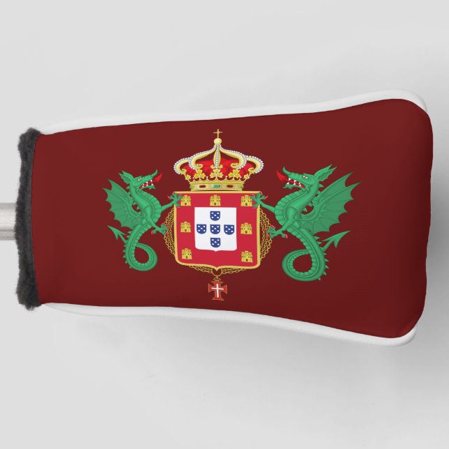 Coat of Arms of the Kingdom of Portugal 1640-1910 Golf Head Cover (Front)