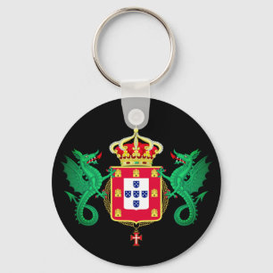 Coat of Arms of the Kingdom of Portugal 1640-1910 Key Ring