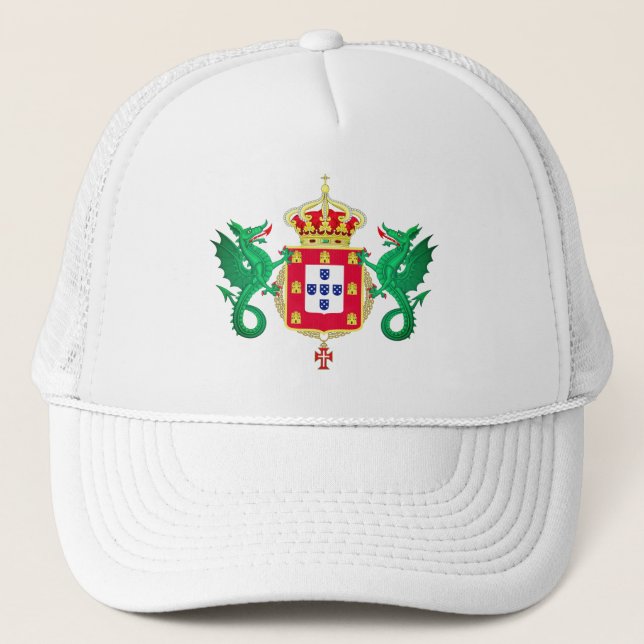 Coat of Arms of the Kingdom of Portugal 1640-1910 Trucker Hat (Front)