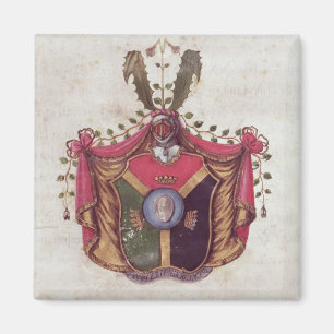 Coat of Arms of the Linnaeus family Magnet