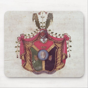 Coat of Arms of the Linnaeus family Mouse Mat