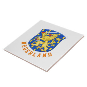 Coat of arms of the Netherlands Tile