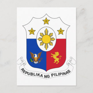 Coat of Arms of the Philippines Postcard