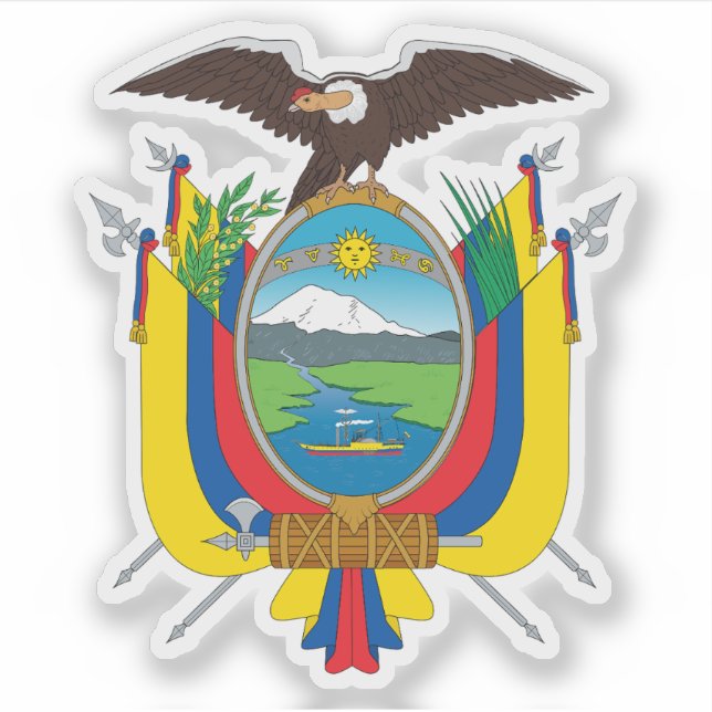 Coat of arms of the Republic of Ecuador (Front)
