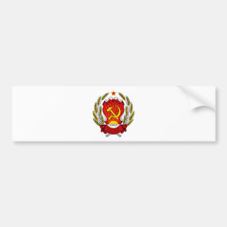 Coat of Arms of the Russian SFSR Bumper Sticker