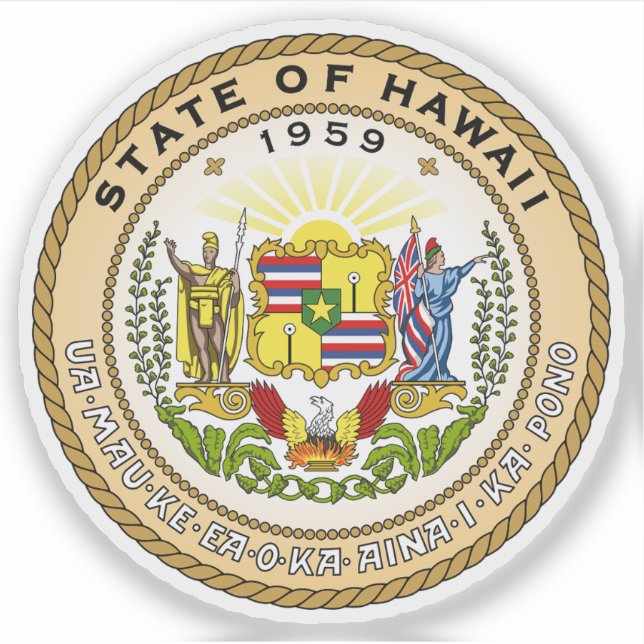 Coat of arms of the State of Hawaii (Front)