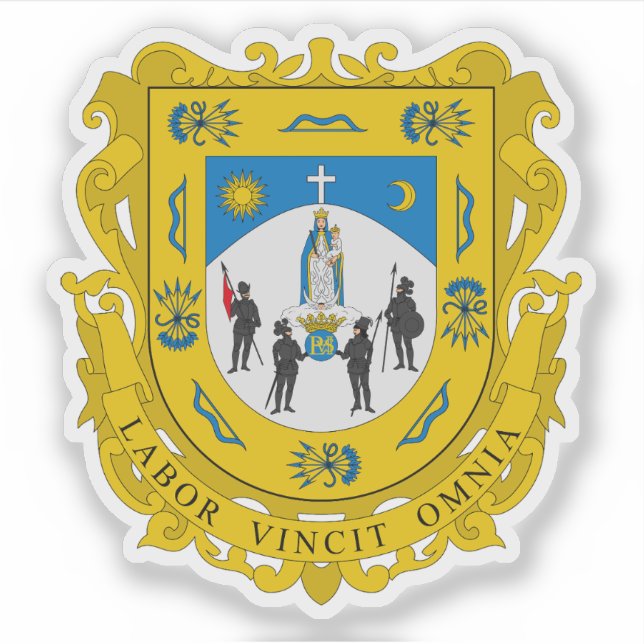 Coat of arms of the state of Zacatecas, Mexico (Front)