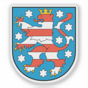 Coat of arms of the Thuringia state, Germany