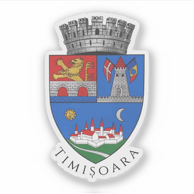 Coat of Arms of Timișoara, Romania (Front)